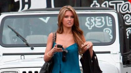 Audrina Patrdige is filming