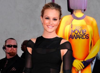 Leighton Meester was at the MTV Movie Awards