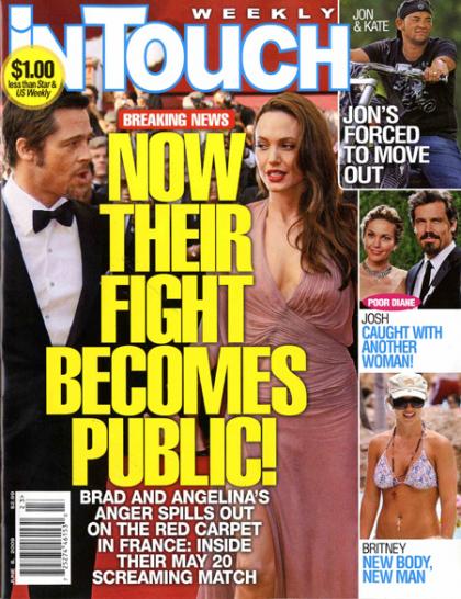 In Touch: Brad  Angelina contact lawyers, fight over money