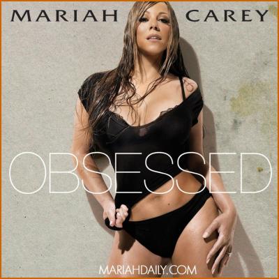 Mariah Carey on Obsessed CD Single Cover