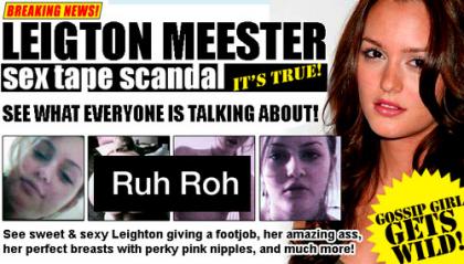 Leighton Meester has a sex tape
