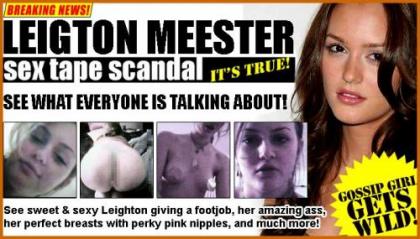 Leighton Meester Sex Tape Photos Leaked