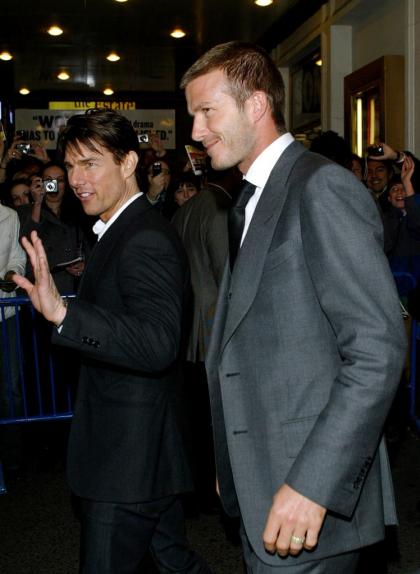 Tom Cruise David Beckham bromance: they share everything but Xenu