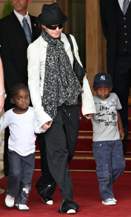 Madonna's Mommy Duty in Paris