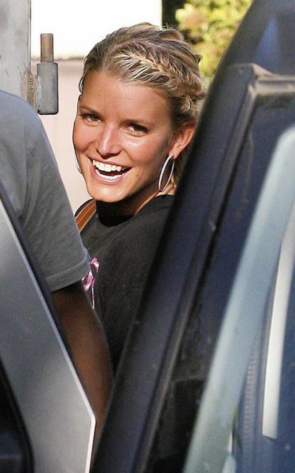 Jessica Simpson: All Smiles in West Hollywood