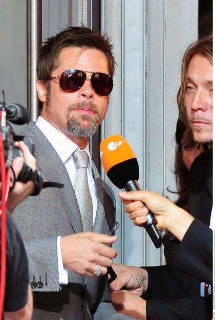 Brad Pitt jokes that Angelina Jolie makes him 'miserable'