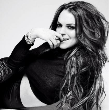 Lindsay Lohan in Elle Magazine