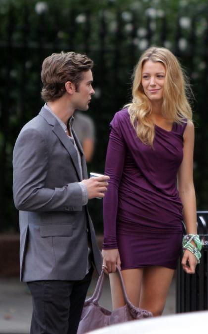 Blake Lively and Chace Crawford: Back to Work