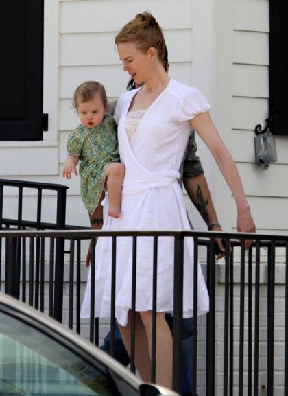 Nicole Kidman's little Sunday Rose is a brunette