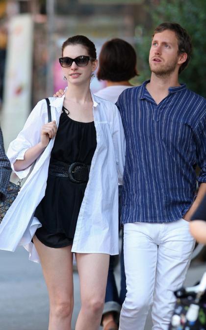 Anne Hathaway and Adam Shulman: SoHo Sweethearts