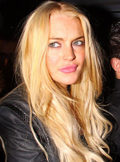 Lindsay Lohan's Lips Blow