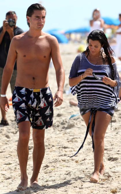 Kourtney Kardashian and Scott Disick: Miami Beach Bliss