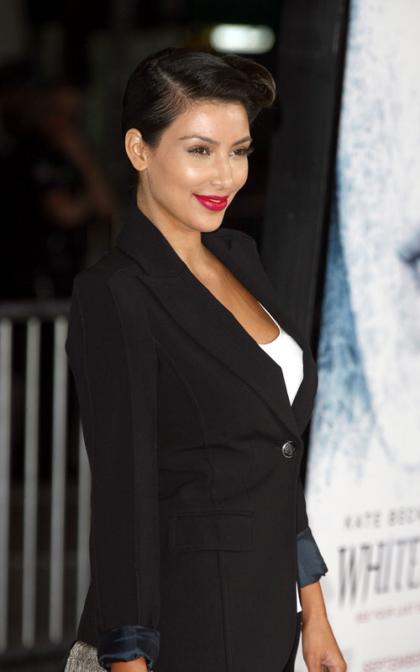 Kim Kardashian Checks Out 'Whiteout' Premiere