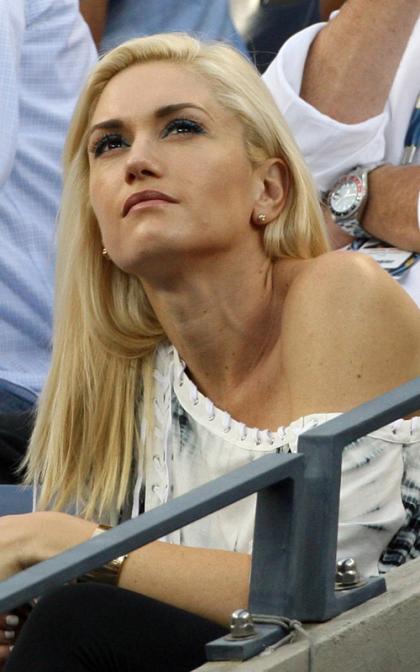 Gwen Stefani and Gavin Rossdale Cheer on Federer