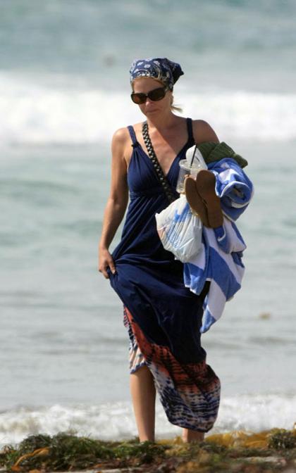 Christina Applegate Hits the Beach with Her Man