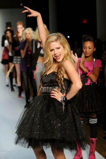 Avril Lavigne Fashion Show