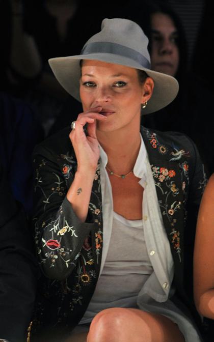 Kate Moss Turns Up for Topshop Show