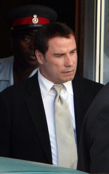 John Travolta Arrives for Extortion Trial