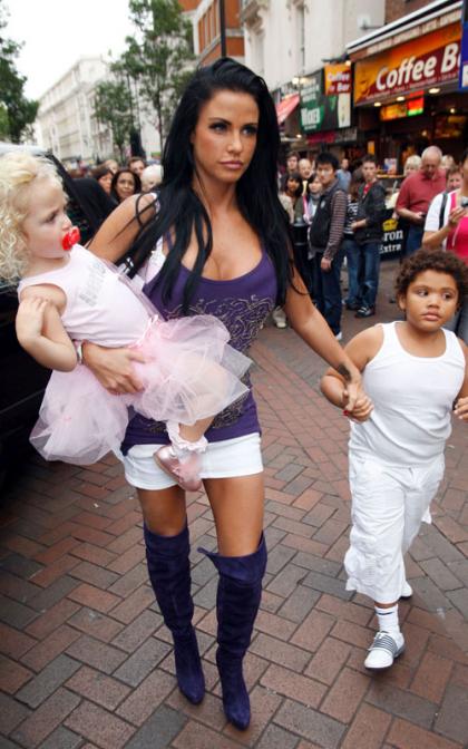 Katie Price Has Fun with Her Kids