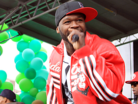50 Cent Finally Celebrates 40 Day In Queens