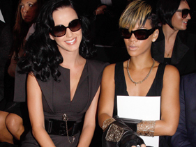 Rihanna, Katy Perry Turn Heads At Paris Fashion Week