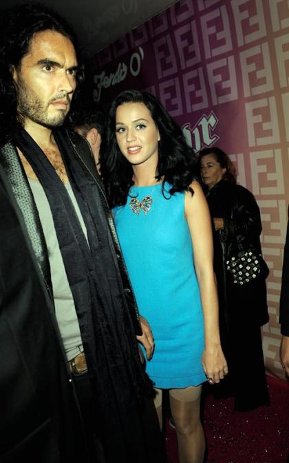 Katy Perry and Russell Brand: Fendi Flirts