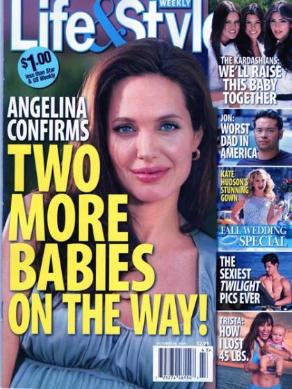 Life  Style: Angelina Jolie 'confirms' 2 more babies on the way