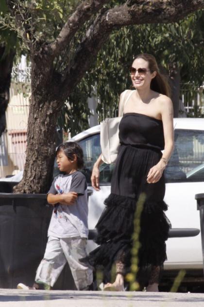Brad Pitt  Angelina Jolie's kids are running amok, plus 'triangle' drama