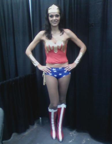 Adrianne Curry Fulfills Our Wonder Woman Fantasy