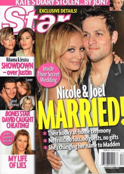 Joel Madden  Nicole Richie are not married - yet