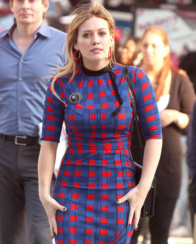 Hilary Duff's Outfit Will Make You Dizzy