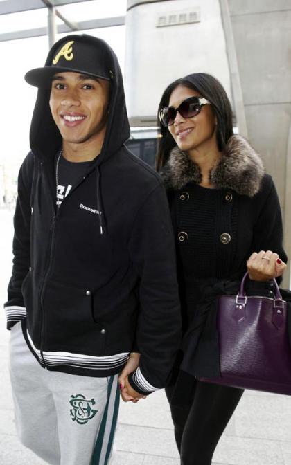 Nicole Scherzinger and Lewis Hamilton: Off to Abu Dhabi