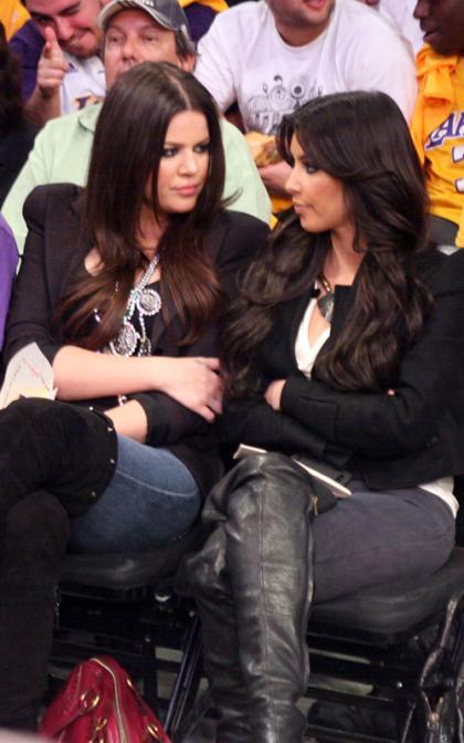 Kim and Khloe Kardashian: Lakers Ladies
