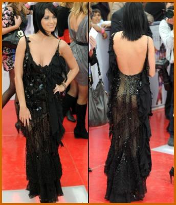 Katy Perry's Sheer Cheek at Premiere of The Michael Jackson Tribute Movie