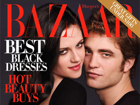 Robert Pattinson And Kristen Stewart Tease Each Other, Cuddle In <I>Harper's Bazaar</I>