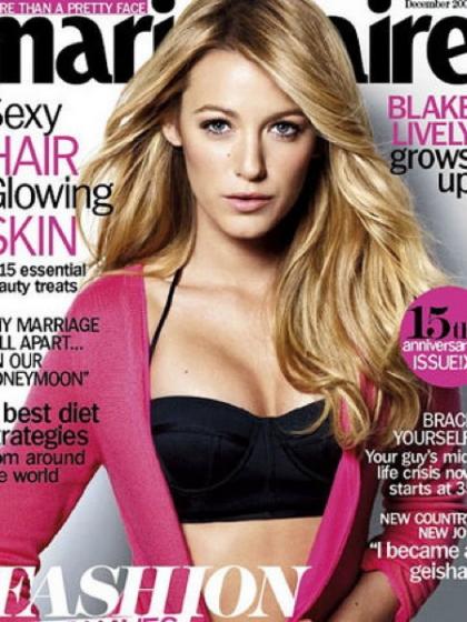 Blake Lively's boobs are out again  'Gossip Girl' threesome is protested