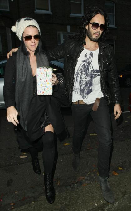 Katy Perry and Russell Brand: Back in the UK