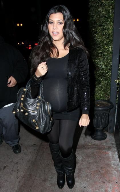 Kourtney Kardashian: Nervous About Pregnancy Weight
