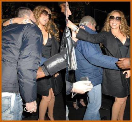 Mariah Carey is a Handful in London