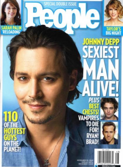 Johnny Depp is People's Sexiest Man Alive 2009