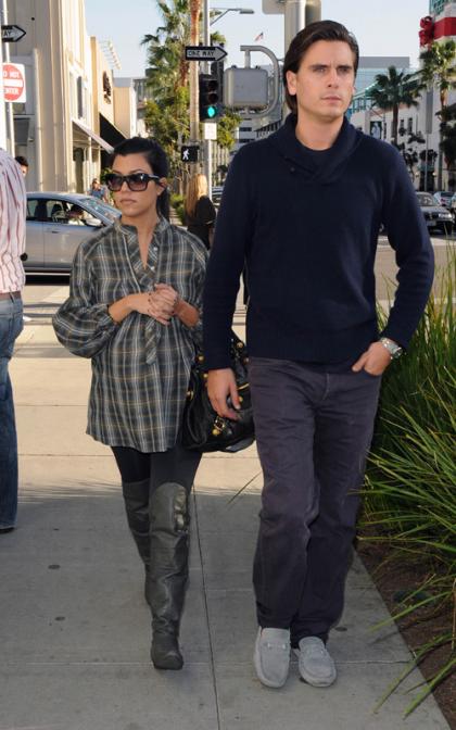 Kourtney Kardashian ad Scott Disick: Nate 'n Al Lunch Date