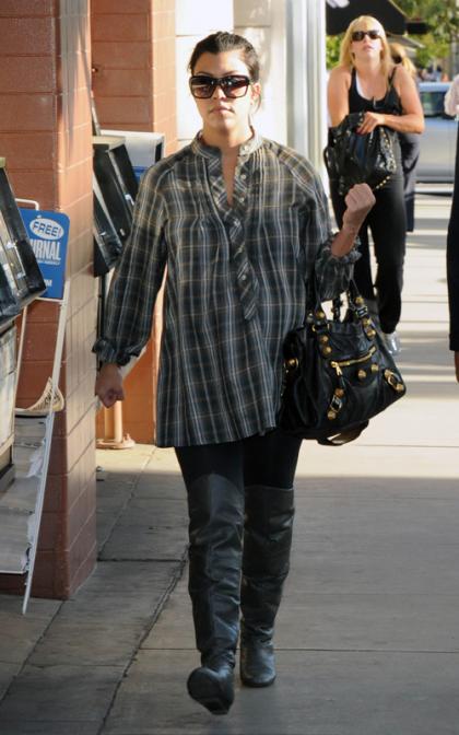 Kourtney Kardashian and Scott Disick: Nate 'n Al Lunchers