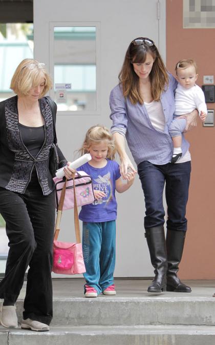 Jennifer Garner Picks Up Her Birthday Girl