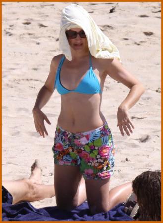 Kristin Davis Rocks Her Bikini