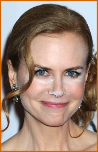 Nicole Kidman's Make-Up Malfunction at 'Nine' Premiere