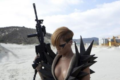 Rihanna Shows Off Her Guns