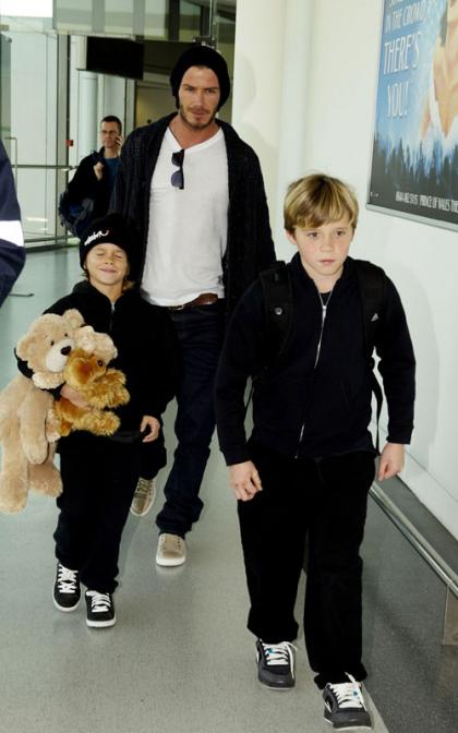 David Beckham and Sons: Christmas in the UK