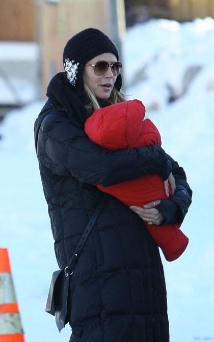 Heidi Klum and Family Hit the Slopes of Aspen