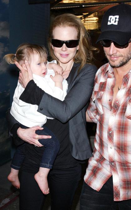 Nicole Kidman: Stateside Family Landing