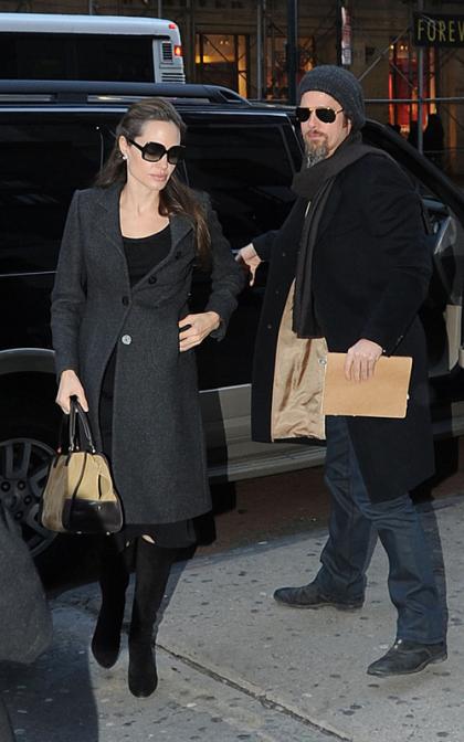 Brad Pitt and Angelina Jolie's Midtown Afternoon